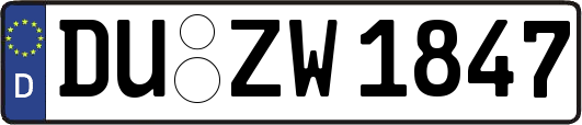 DU-ZW1847