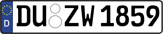 DU-ZW1859