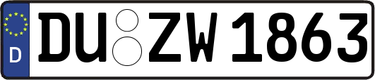DU-ZW1863