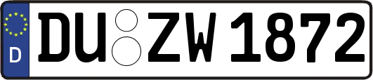 DU-ZW1872