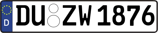 DU-ZW1876