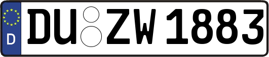 DU-ZW1883