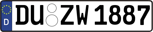 DU-ZW1887