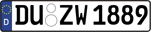 DU-ZW1889