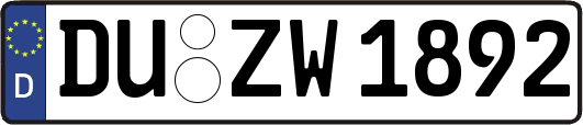 DU-ZW1892