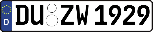 DU-ZW1929