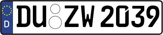 DU-ZW2039