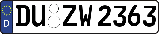 DU-ZW2363