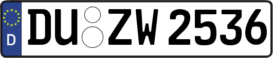 DU-ZW2536