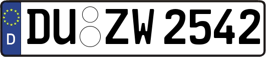DU-ZW2542