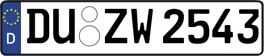 DU-ZW2543