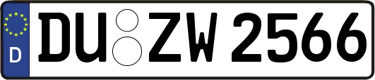 DU-ZW2566
