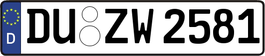 DU-ZW2581