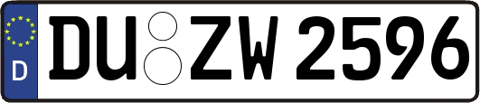 DU-ZW2596