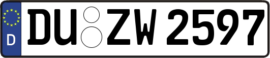 DU-ZW2597