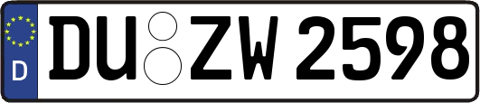 DU-ZW2598