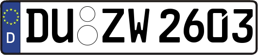 DU-ZW2603