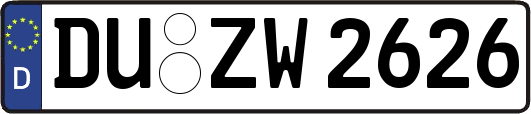 DU-ZW2626