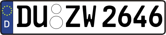 DU-ZW2646