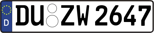 DU-ZW2647