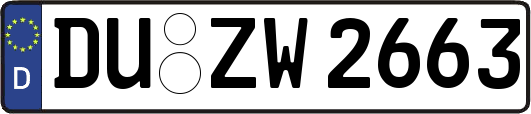 DU-ZW2663