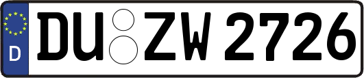 DU-ZW2726