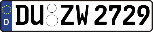 DU-ZW2729