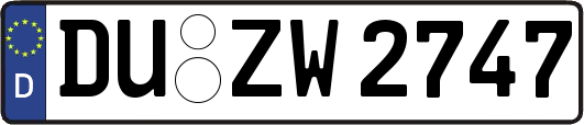 DU-ZW2747