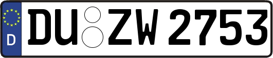 DU-ZW2753