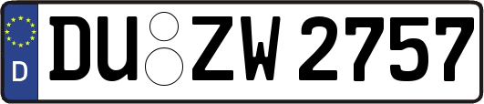 DU-ZW2757