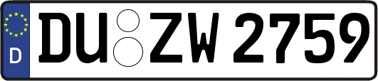 DU-ZW2759