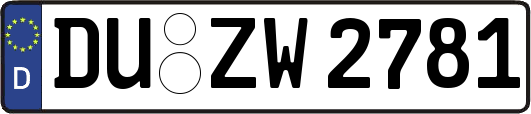 DU-ZW2781