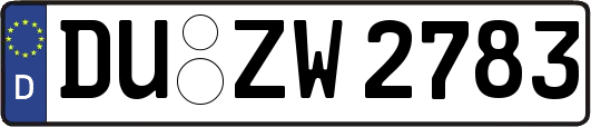 DU-ZW2783