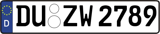 DU-ZW2789