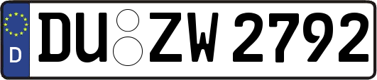 DU-ZW2792