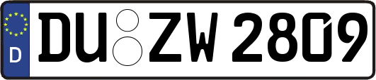 DU-ZW2809
