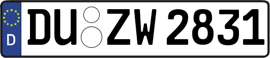 DU-ZW2831