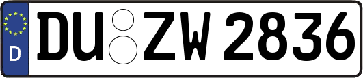 DU-ZW2836