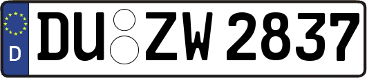 DU-ZW2837