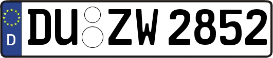DU-ZW2852