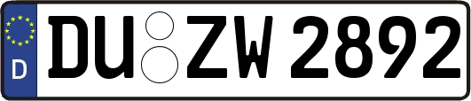 DU-ZW2892