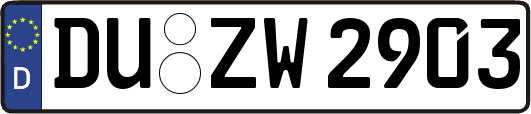 DU-ZW2903