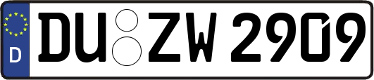 DU-ZW2909