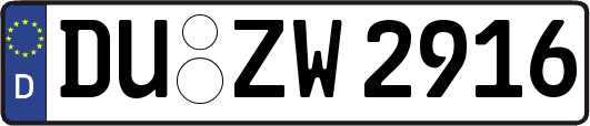 DU-ZW2916
