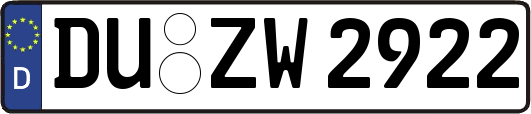 DU-ZW2922