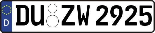 DU-ZW2925