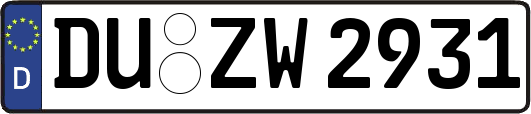 DU-ZW2931