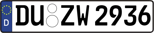 DU-ZW2936