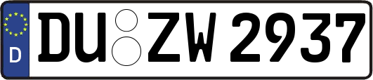 DU-ZW2937