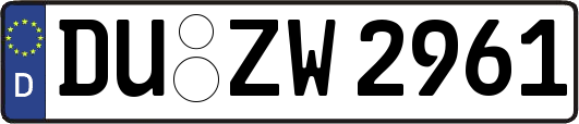 DU-ZW2961